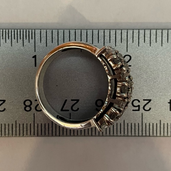 Silpada ‘COSMO’ Cubic Zirconia Sterling Silver Ring NEW R2385 - Picture 14 of 16